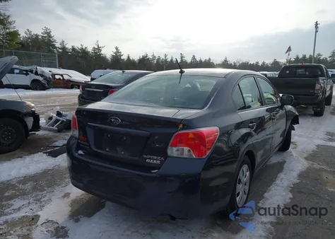 2012 Subaru Impreza 2.0I z USA, uszkodzony, nr VIN JF1GJAA65CH019322